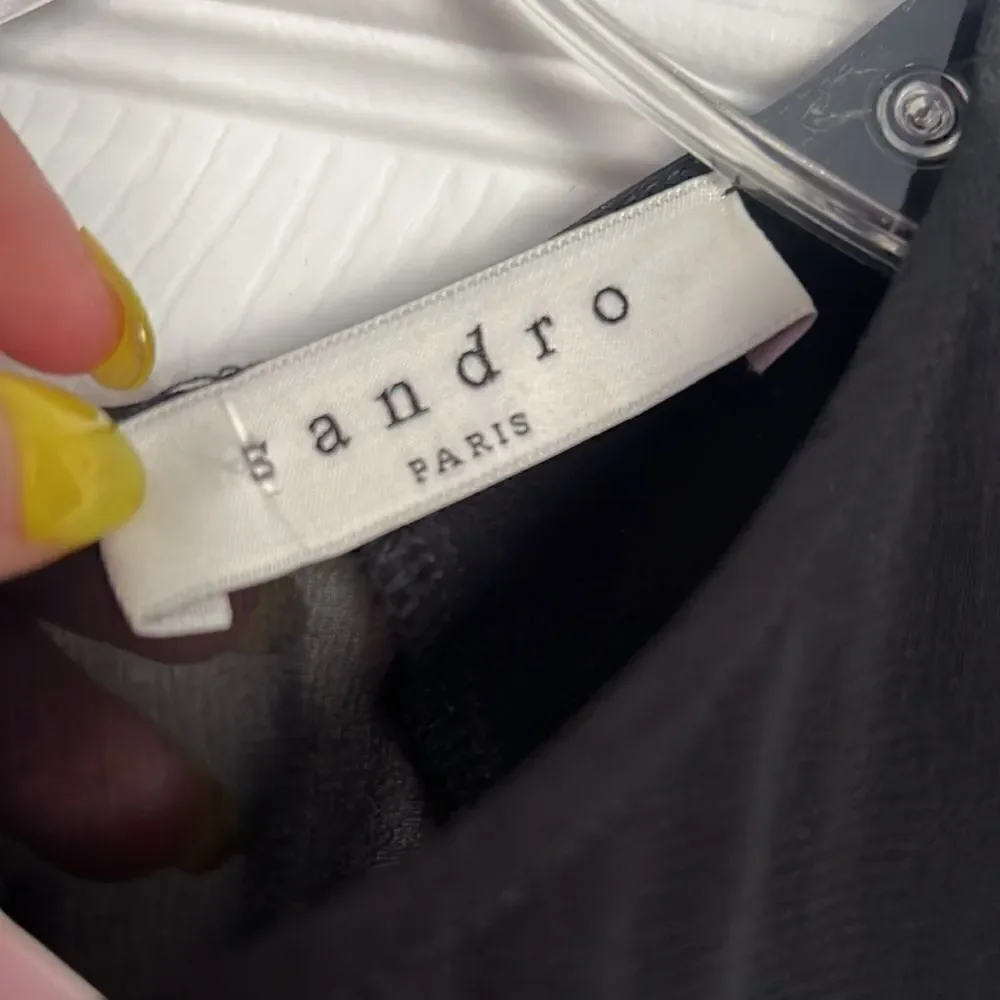 Sandro Dress - NEW With Tags - Size 1 - Brand New - White & Black Knee Length - Picture 2 of 5